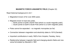 25. Magnetic Field and Magnetic Force on a Moving Charged Particle