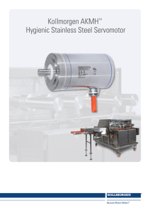 Kollmorgen AKMH Stainless Steel Motor Selection Guide UK