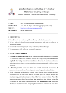 AC Measurement - Sirindhorn International Institute of Technology