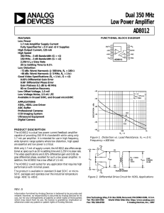 AD8012 - Farnell