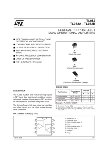 TL082 TL082A - TL082B