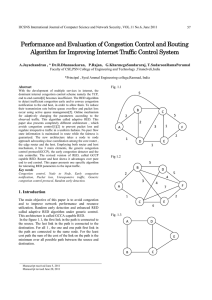 Performance and Evaluation of Congestion Control and Routing