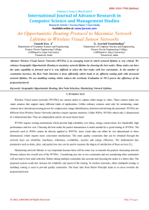 An Opportunistic Routing Protocol to Maximize