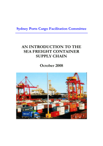 An Introduction to the Sea Freight Container Supply