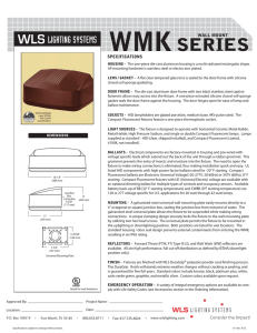 WMK Series p1(s) - WLS Lighting Systems