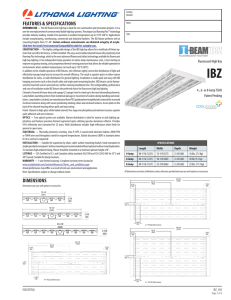 Lithonia IBZT5 6L Spec Sheet