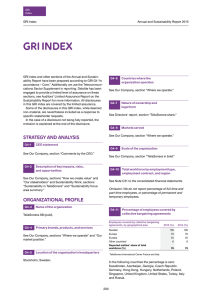 TeliaSonera – Annual and Sustainability Report 2015