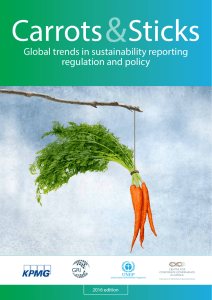 Global trends in sustainability reporting regulation and policy