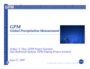 GPM - CloudSat