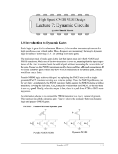 Lecture 7: Dynamic Circuits