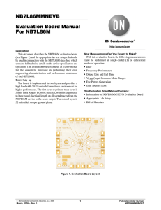 NB7L86MMNEVB Evaluation Board Manual For NB7L86M - Digi-Key
