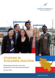 Studying in Schleswig-Holstein