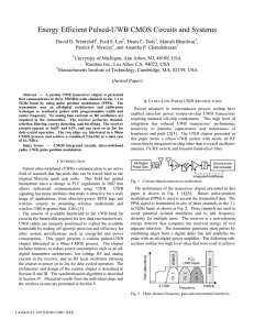 Energy Efficient Pulsed-UWB CMOS Circuits and Systems