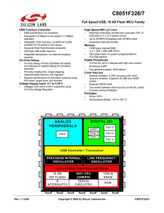 C8051F326/7 - Silicon Labs