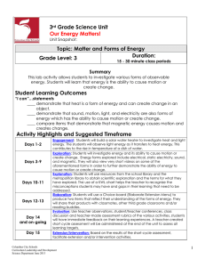 Our Energy Matters - 3.PS.3