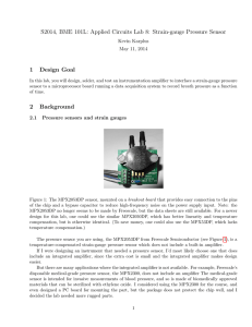 Pressure sensors and instrumentation amplifiers