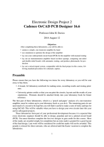 Cadence OrCAD PCB Designer 16.6