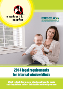 2014 legal requirements for internal window blinds