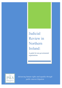 Judicial Review in Northern Ireland