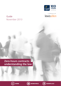 Zero-hours contracts: understanding the law