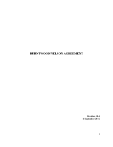 Burntwood/Nelson Agreement