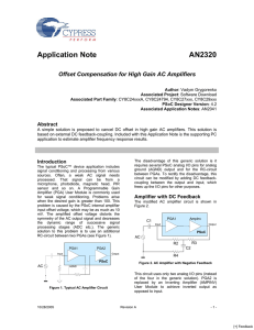 Application Note - Cypress Semiconductors