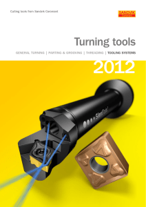 Turning tools - Tooling systems