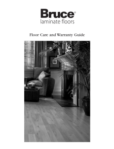 Floor Care and Warranty Guide