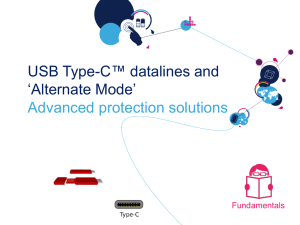 USB Type-C™ datalines and