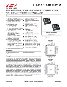 Si5344H/42H Data Sheet