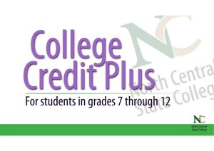 College Credit Plus - Shelby City Schools