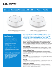 Linksys Business Wireless-AC Dual