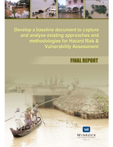 Methodologies for Multi Hazard Risk Assessment