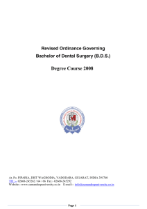 Scheme of Examination - Sumandeep Vidyapeeth