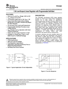 1.5A Low-Dropout Linear Regulator with Programmable Soft
