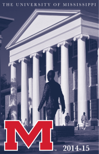 M Book - University of Mississippi