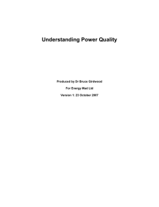 Understanding Power Quality