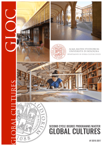 global cultures - Università di Bologna