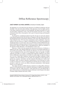 Diffuse Reflectance Spectroscopy