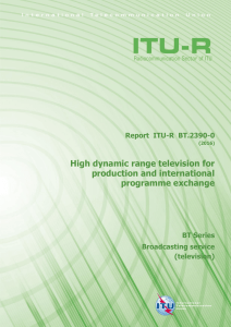 High dynamic range television for