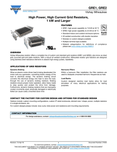 GRE1, GRE2 Datasheet