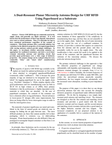 A Dual-Planar Microstrip Antenna Design for UHF RFID