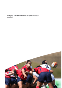 Rugby Turf Performance Specification