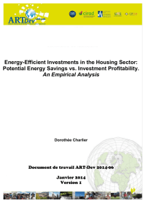 Energy-Efficient Investments in the Housing Sector: Potential Energy
