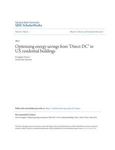 Optimizing energy savings from "Direct-DC" in