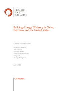 Buildings Energy Efficiency in China, Germany, and the United States