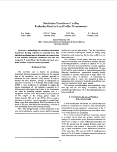 Distribution Transformer Loading Evaluation Based on - Stoa