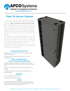 Titan T6 Server Cabinet