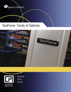 teraframe family of cabinets