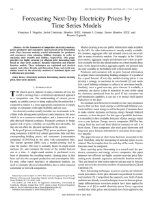 Forecasting next-day electricity prices by time series models